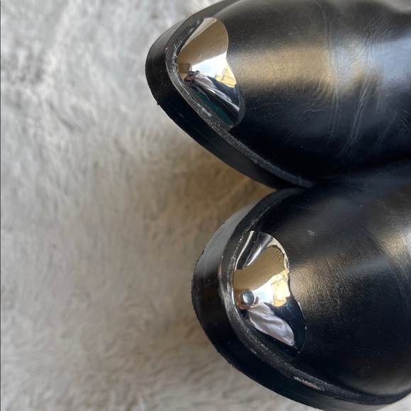 Rebecca Minkoff Seiji stack-heel western boots in black size 7 - Picture 6 of 10